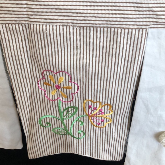 Pier 1 Holiday Pier One Easter Bunny Mantle Scarf With Pom Poms